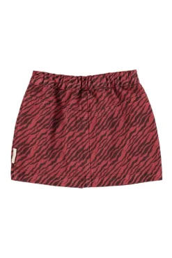 Piupiuchick Rokje - Bordeaux Zebraprint - New