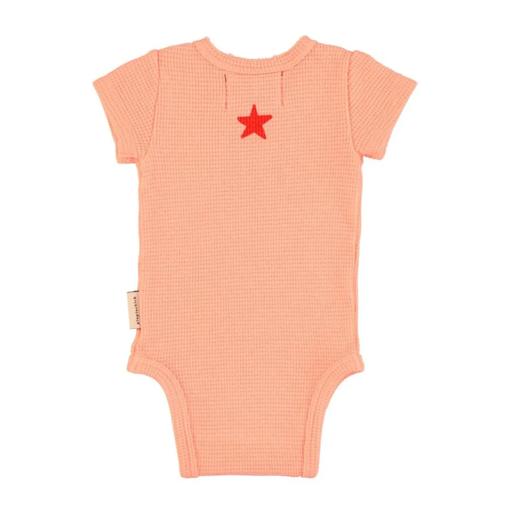 Piupiuchick Romper - roze met kersenprint - Discount