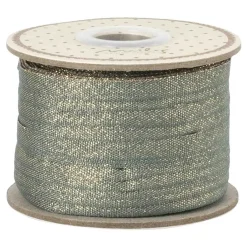 Maileg Ruban cadeau - Bleu pétrole avec or - Clearance