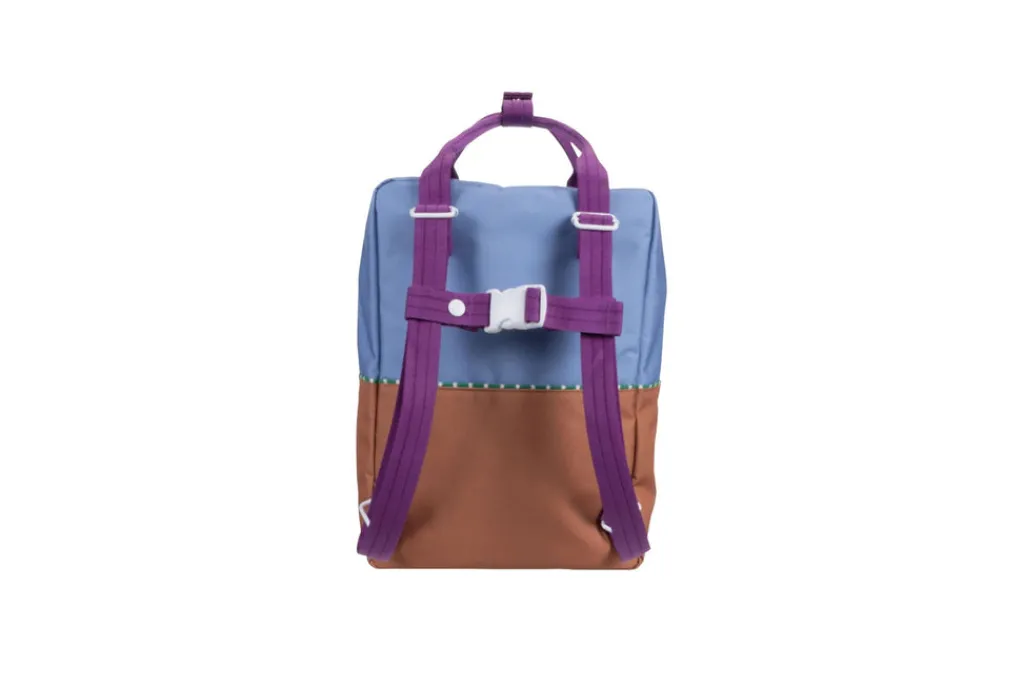 Sticky Lemon Rugzak large - Better Together Colourblocking Badminton Blue & Leather Ball - Outlet