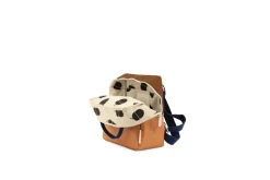 Sticky Lemon Rugzak small - Meadows colourblocking treehouse brown + morning sky - Online