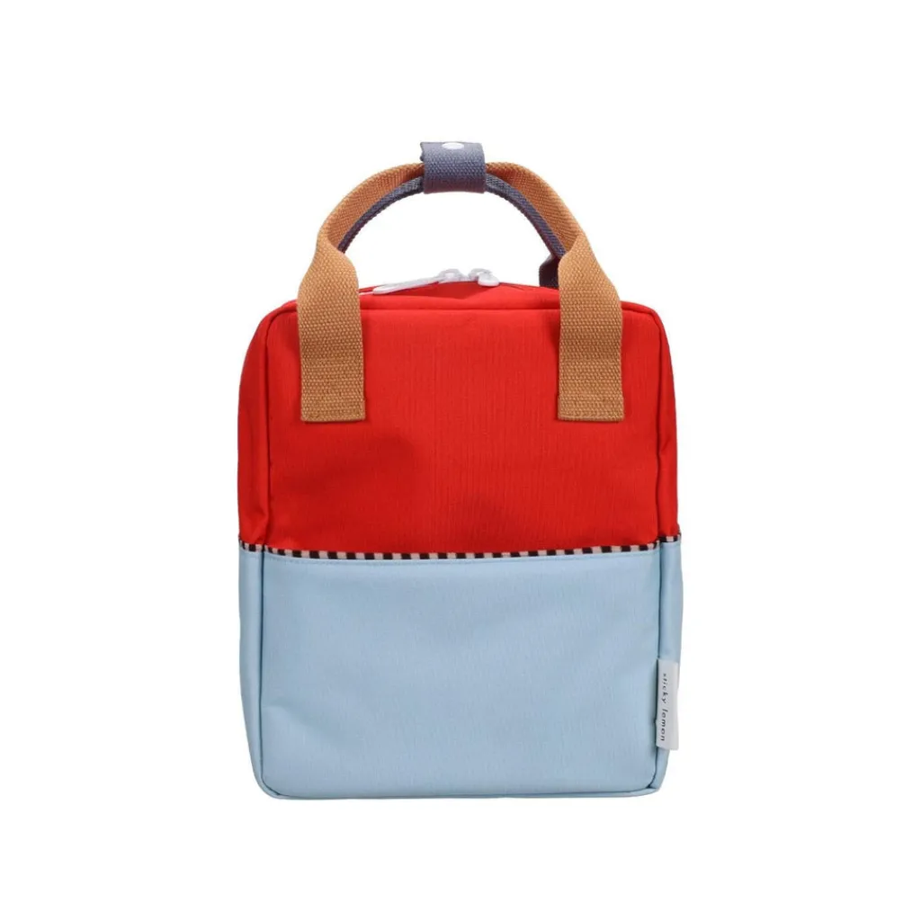 Sticky Lemon Rugzak small - Wonders Red hat + Zissou blue - New
