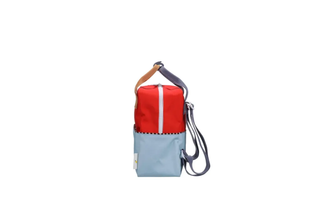 Sticky Lemon Rugzak small - Wonders Red hat + Zissou blue - New