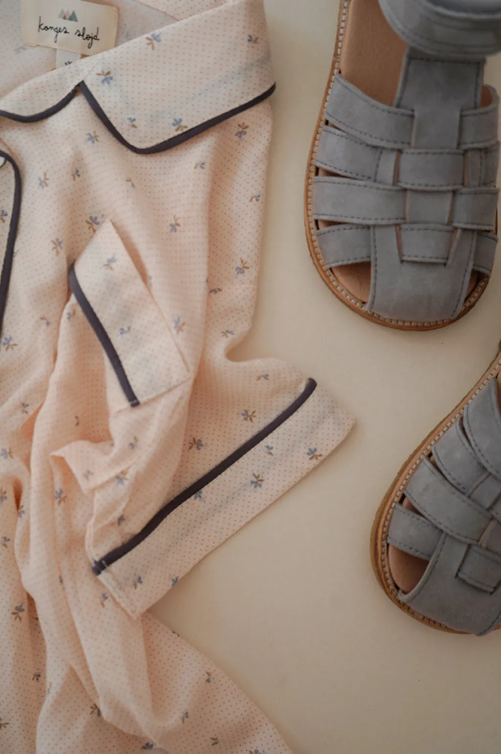 Konges Slojd Sandalen Lapinou - Dove - Clearance