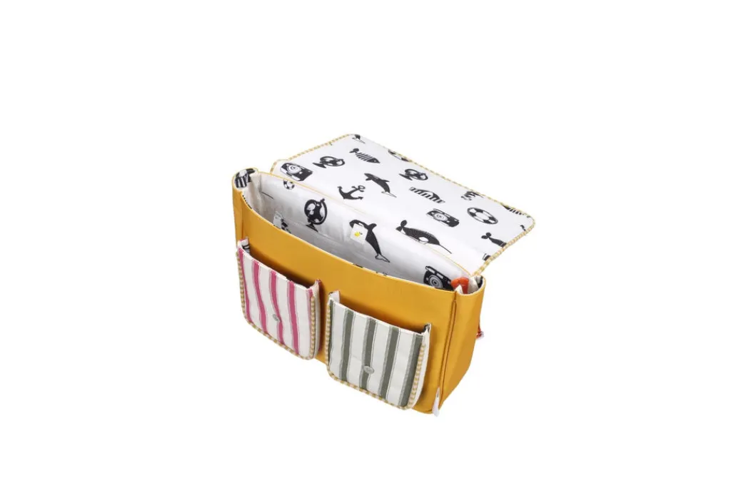 Sticky Lemon Schooltas - Wonders Coral Pink + Submarine yellow - New