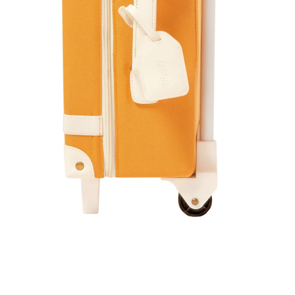 Olli Ella See-Ya Suitcase - Apricot - Clearance