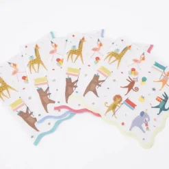 Meri Meri Serviettes - Animal Parade - Sale