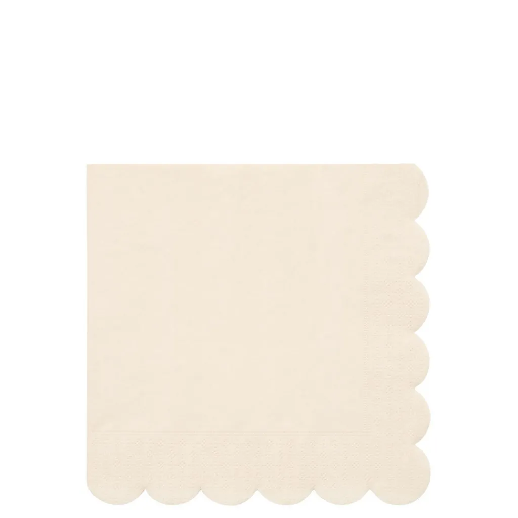 Meri Meri Serviettes - cream simply eco L - Best