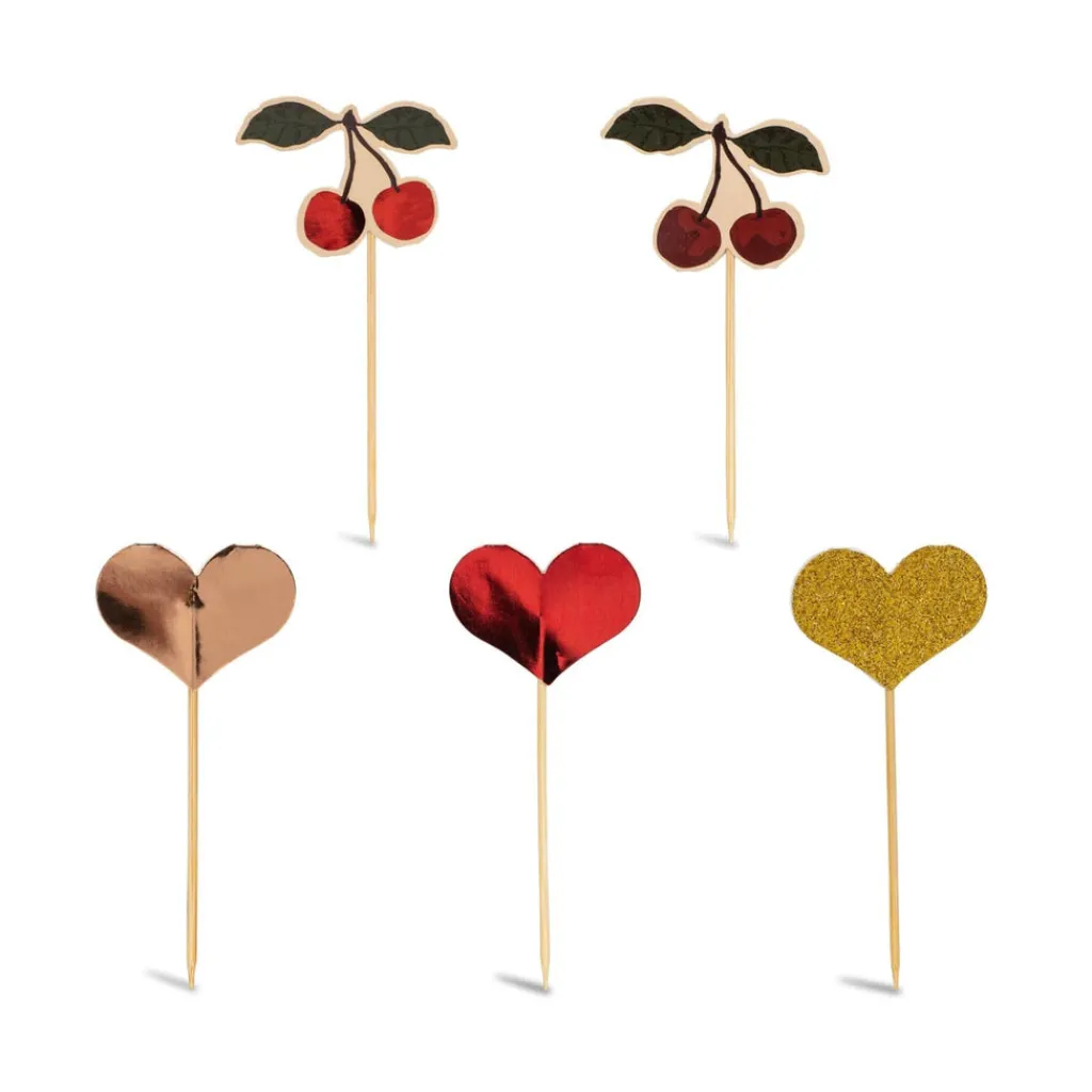 Konges Slojd Set de décoration de fête - Cerise - Discount