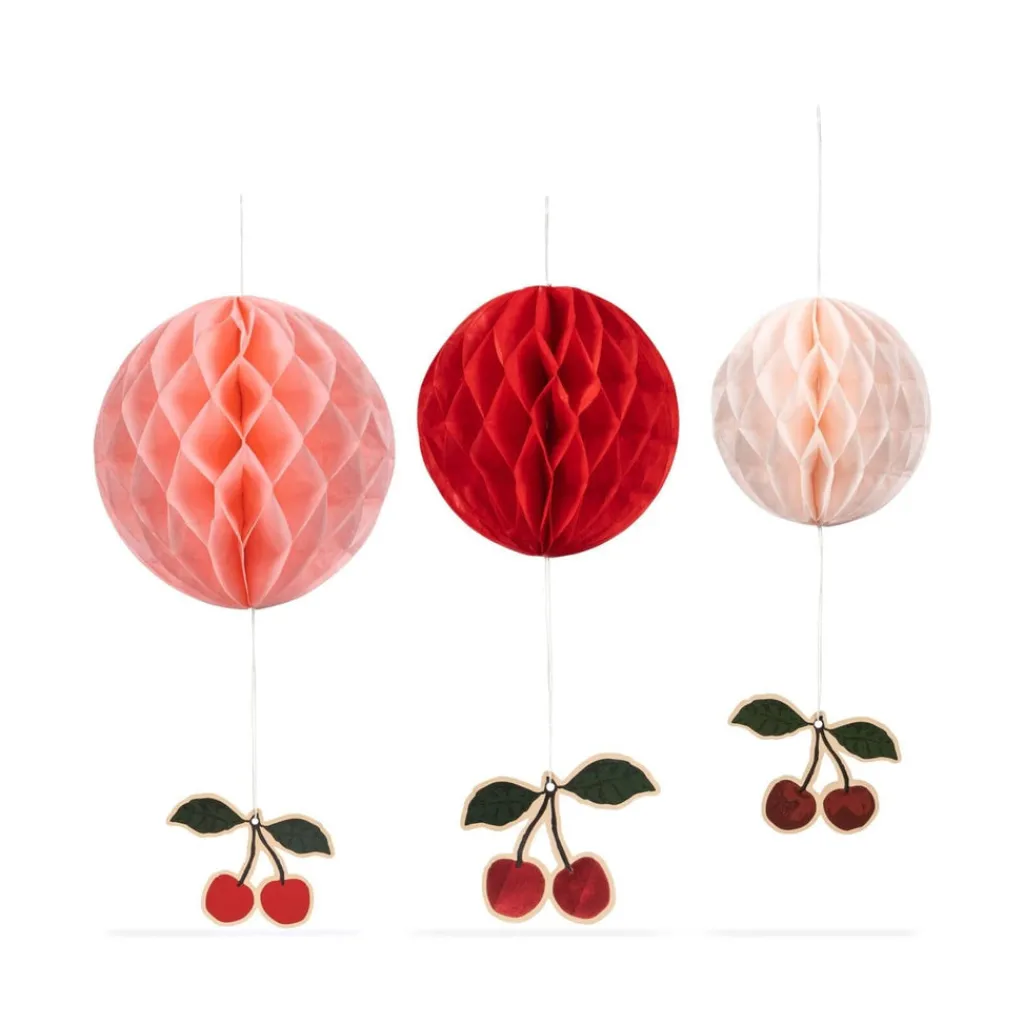 Konges Slojd Set de décoration de fête - Cerise - Discount