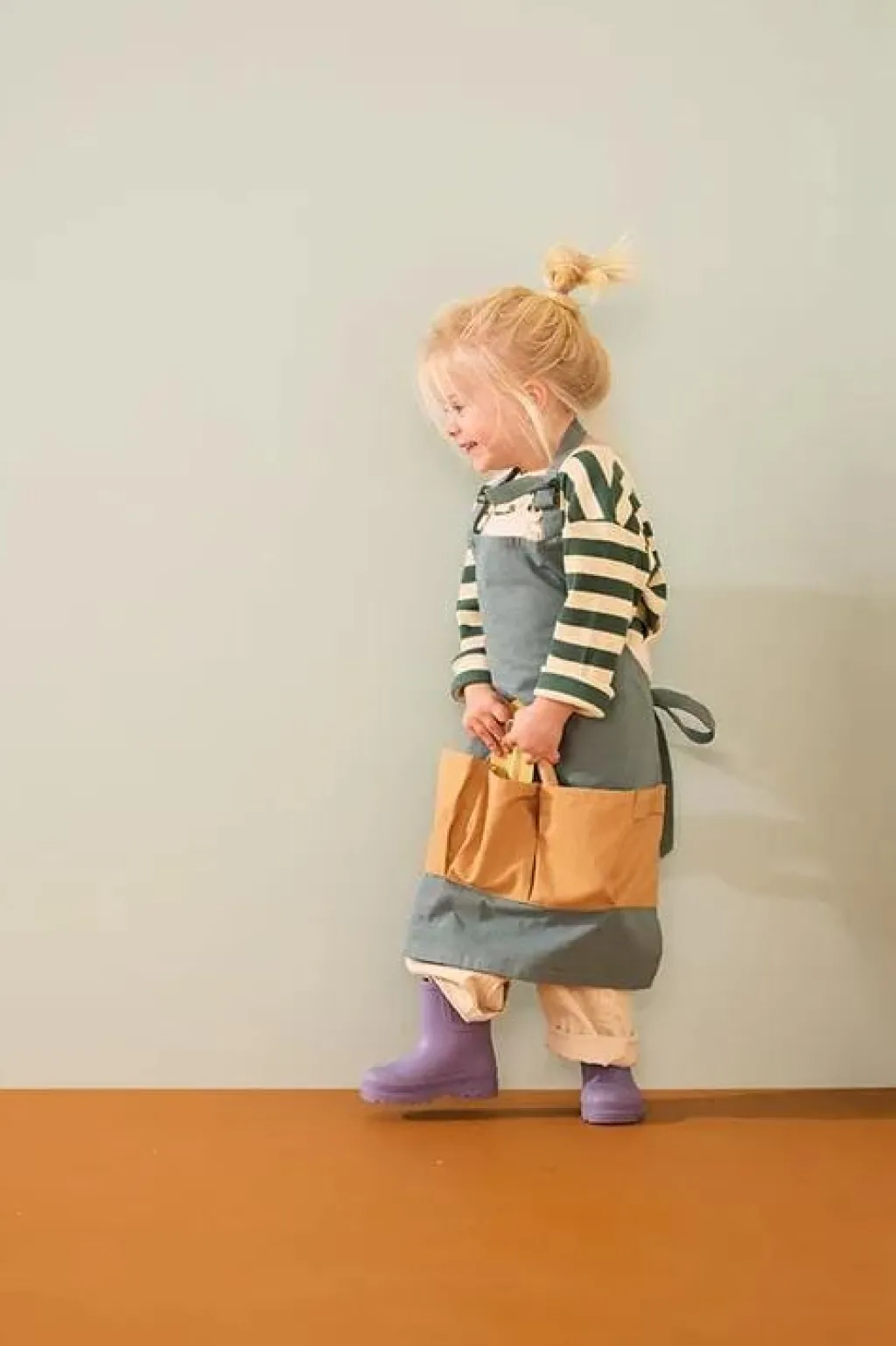 Kid's Concept Set met tuingereedschap en schort - New