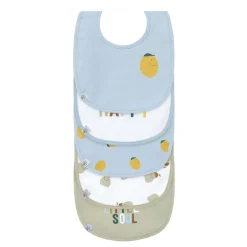 Lässig Set van 5 slabbetjes - Happy Fruits Lemon - Best