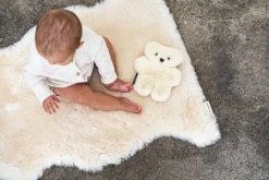 BINIBAMBA Sheepskin Wrigglemat - Milk -