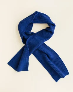 Hvid Sjaal Gustave - Cobalt blue - Outlet