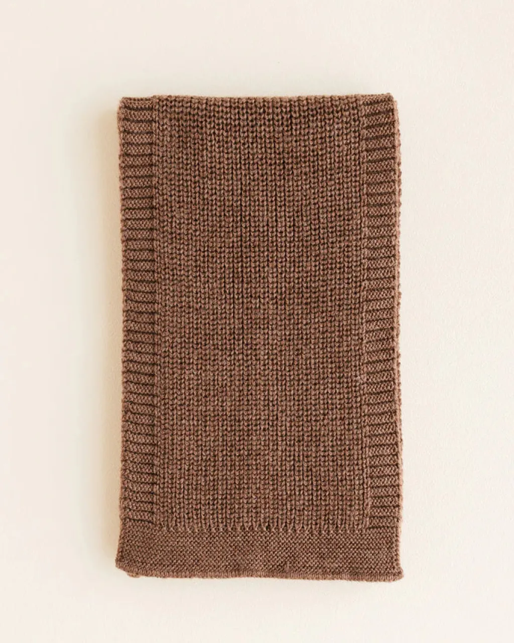 Hvid Sjaal Gustave - Mocha - Outlet