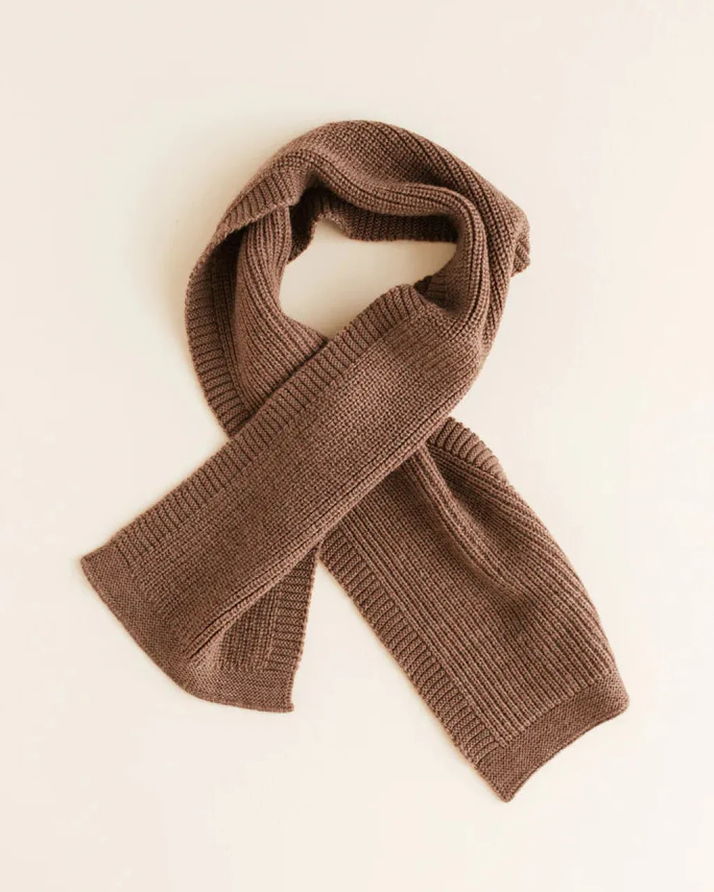 Hvid Sjaal Gustave - Mocha - Outlet