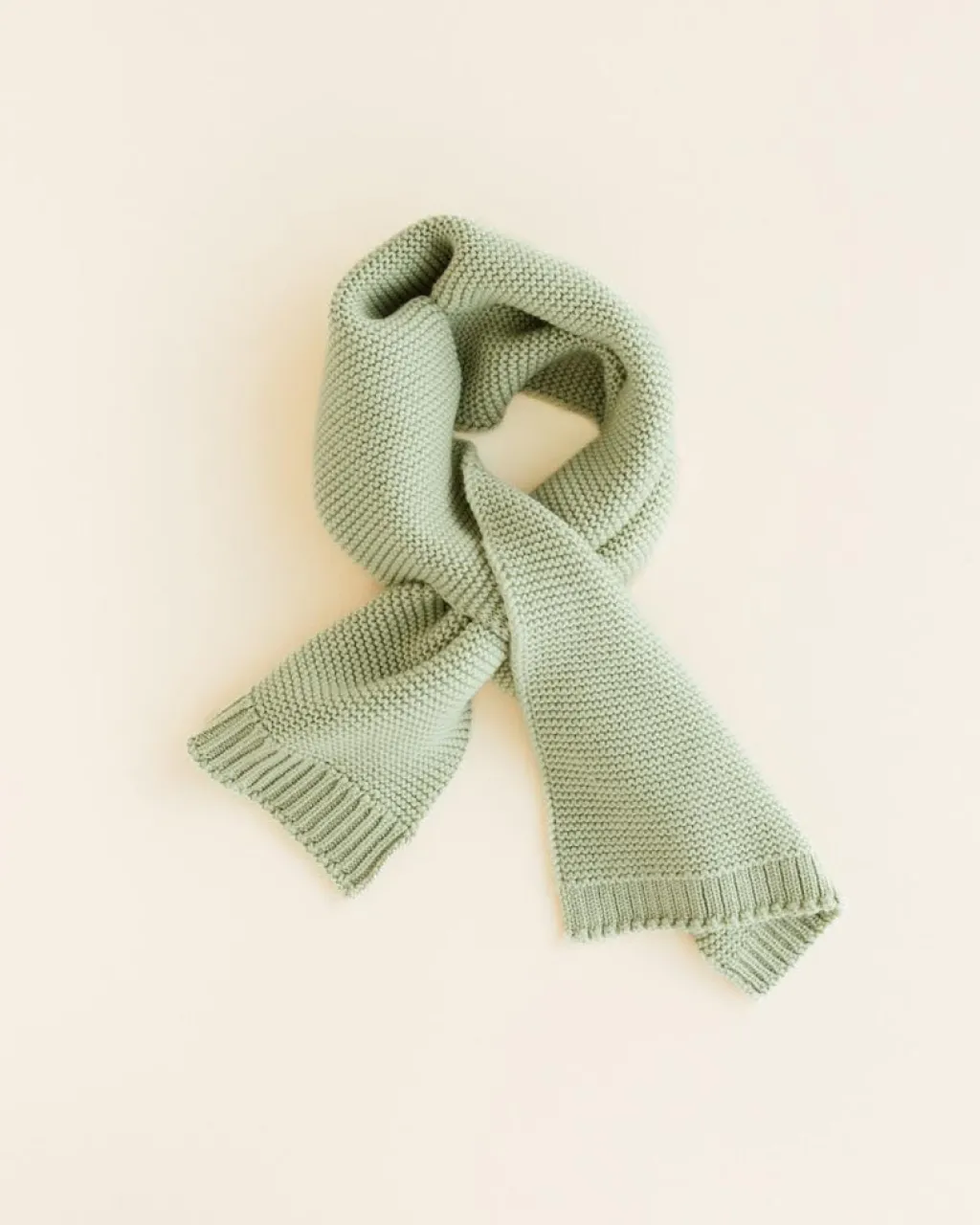 Hvid Sjaal Ivo - Mint - New