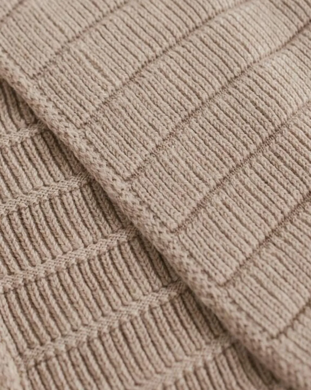 Hvid Sjaal Jacobino - Sand -