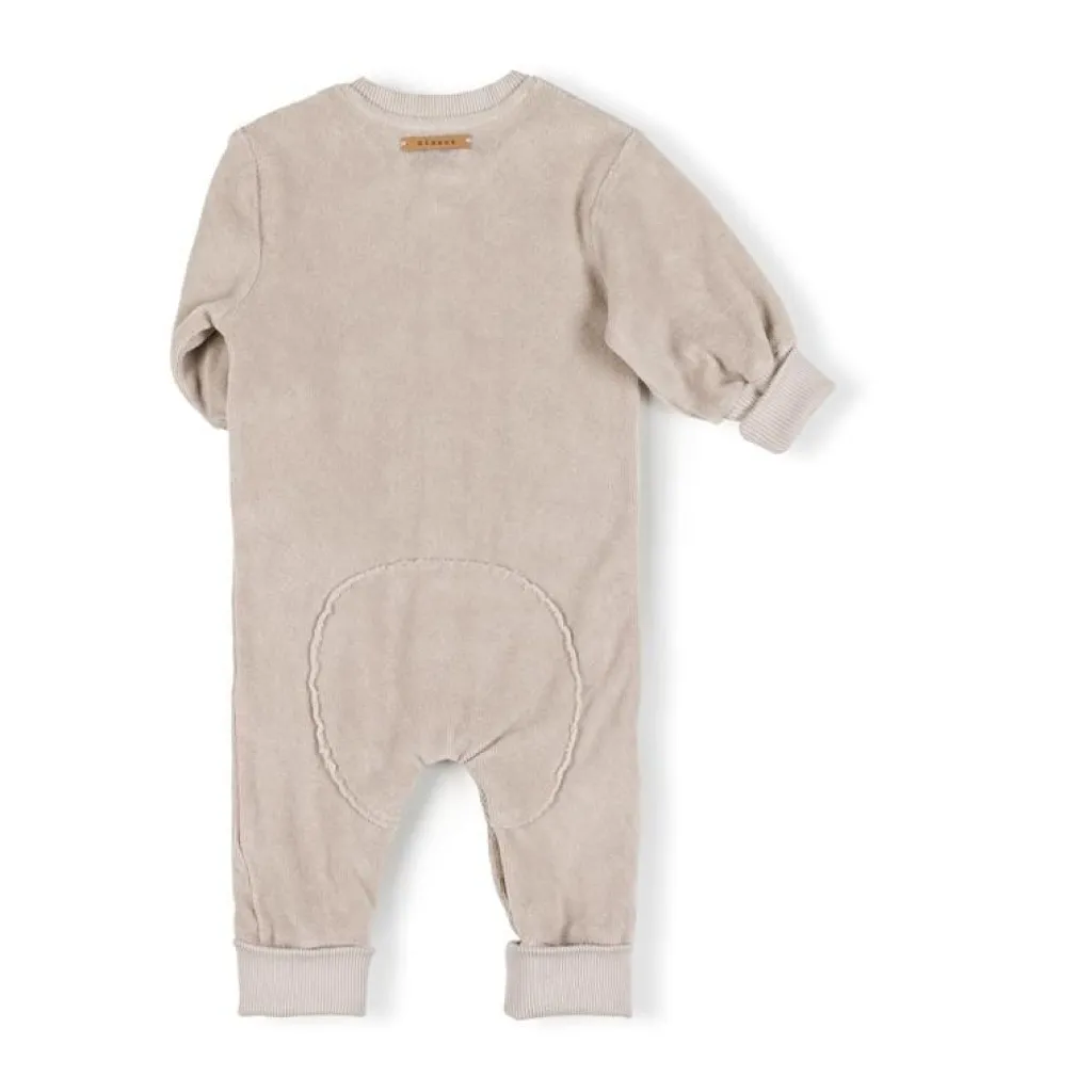 Nixnut Snap Onesie - Beige - Clearance