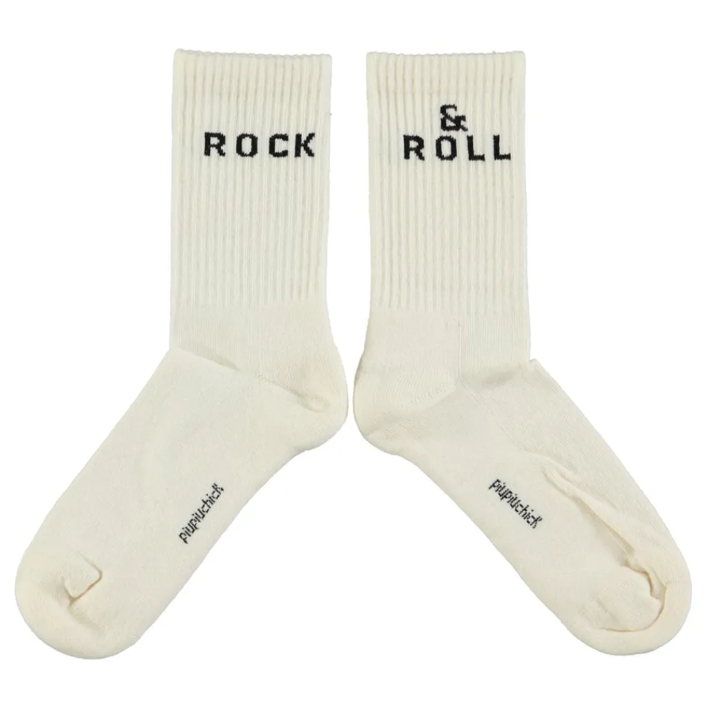 Piupiuchick Sokken - Ecru Rock & roll - Outlet