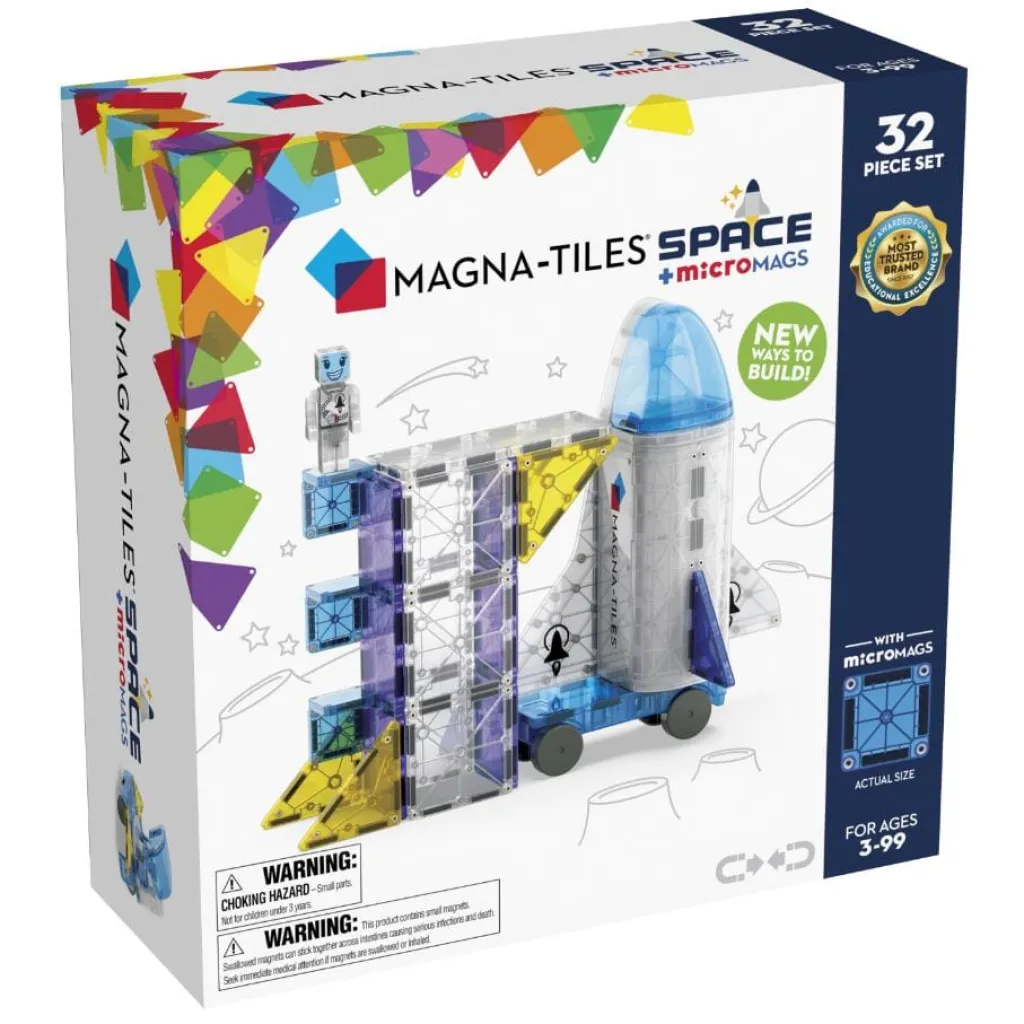 Magna-Tiles Space set - 32 stuks - Hot