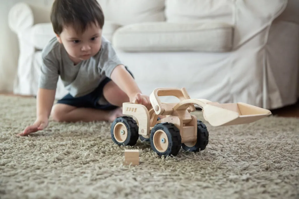PlanToys Speelgoed bulldozer - Hot