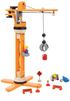 PlanToys Speelgoed kraan set - Hot
