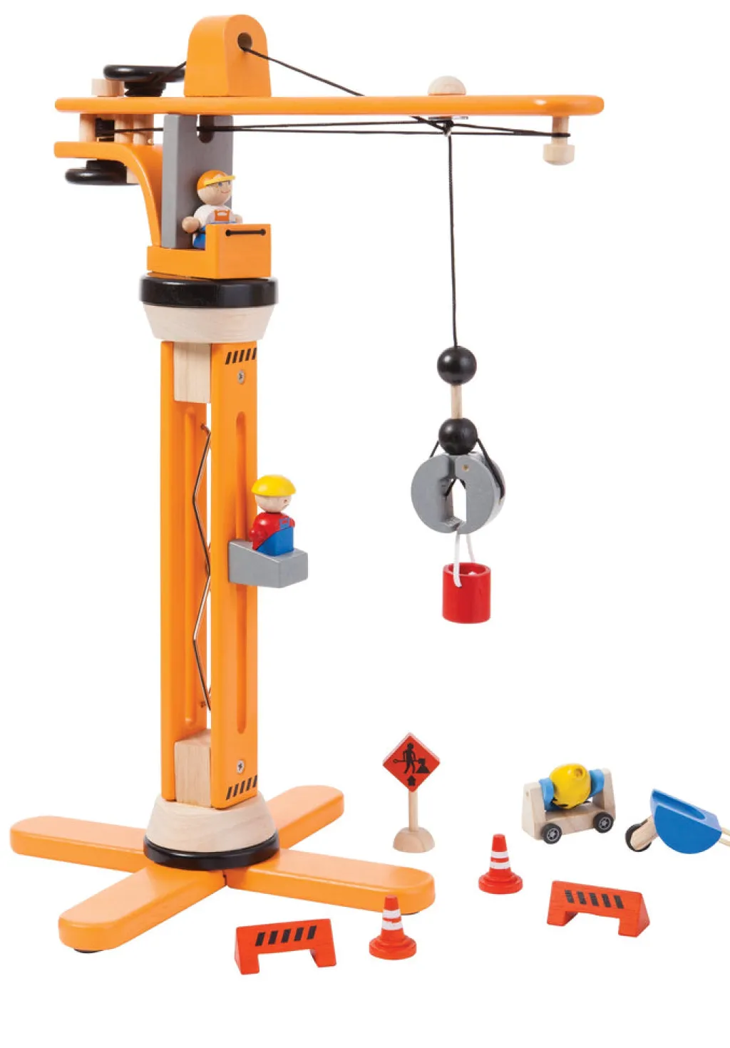 PlanToys Speelgoed kraan set - Hot