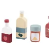 Kid's Concept Speelset houten flessen 5 stuks - Bistro -