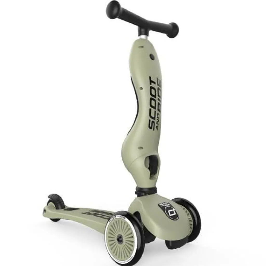 Scoot and Ride Step - Highwaykick 1 Olive - Clearance