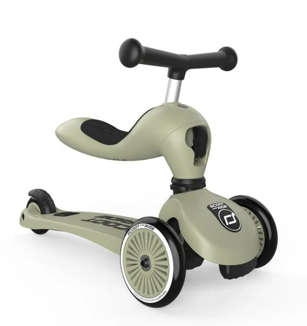 Scoot and Ride Step - Highwaykick 1 Olive - Clearance