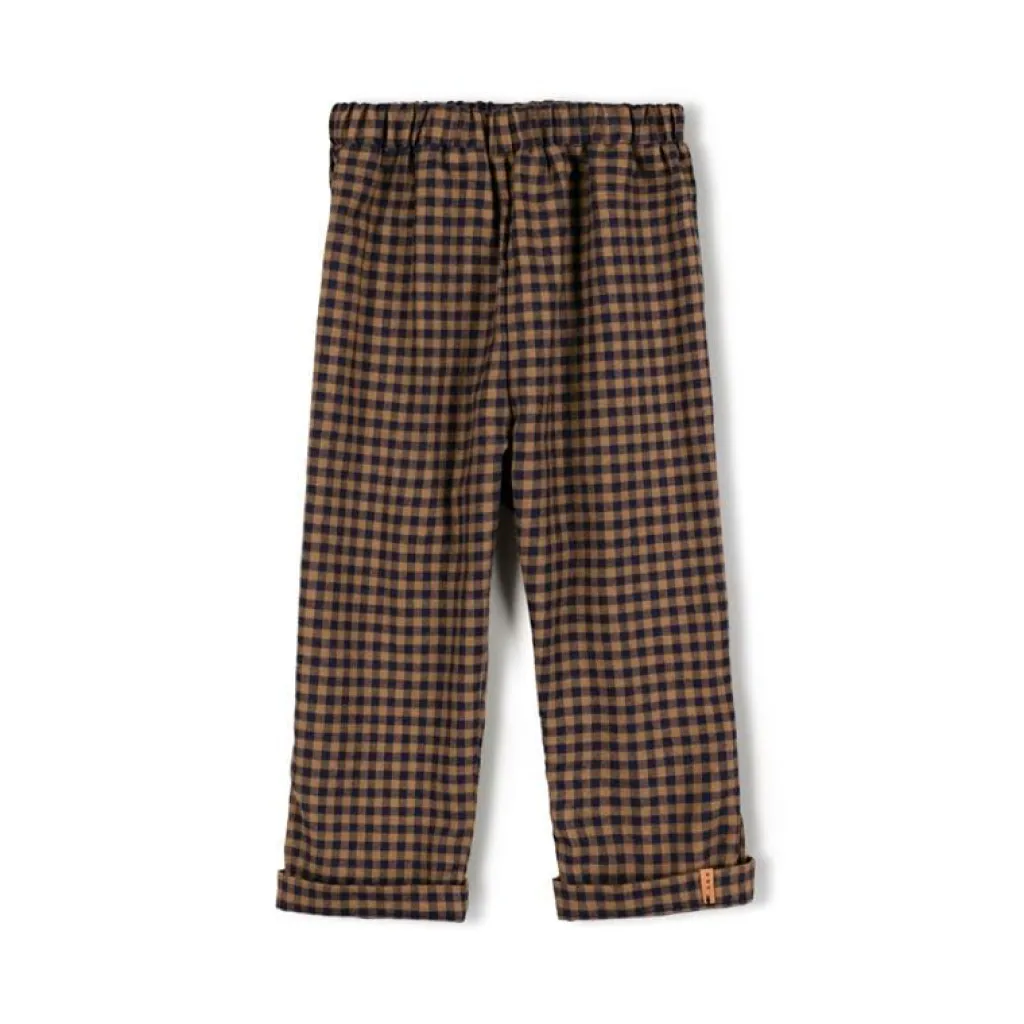 Nixnut Stic Pants - Navy Checkered - Discount