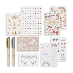 Konges Slojd Sticker- en tattooset - Meisjes - Hot
