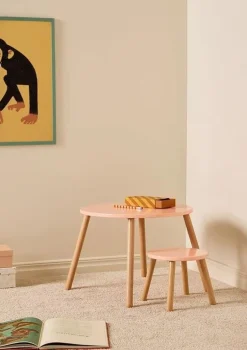 Kid's Concept Stoel en tafel set - abrikoos - Discount