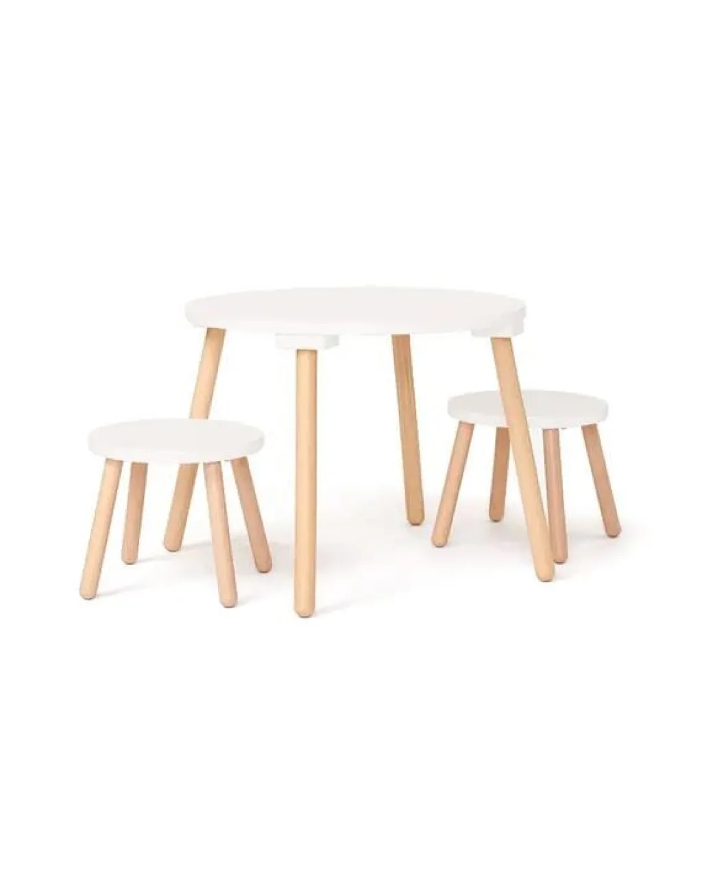 Kid's Concept Stoel en tafel set - wit - Clearance
