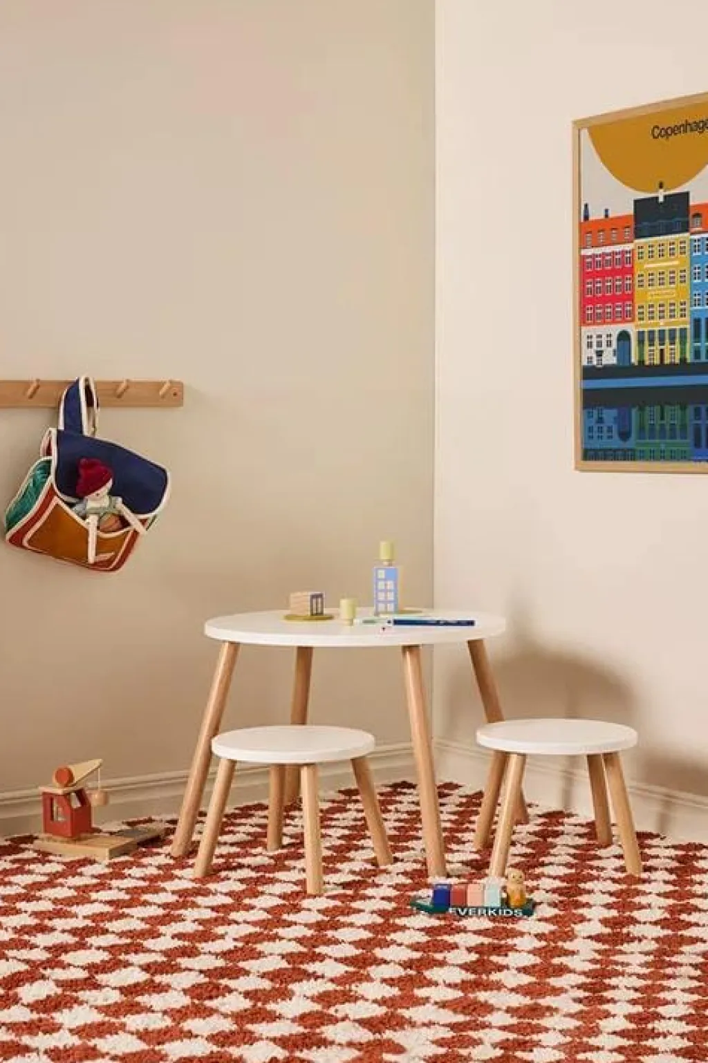Kid's Concept Stoel en tafel set - wit - Clearance