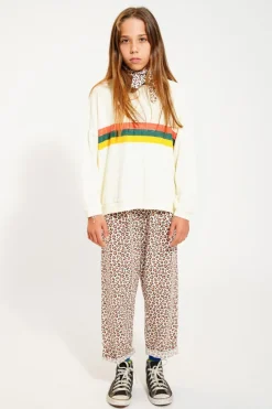 Piupiuchick Sweater - ecru met multicolorprint - Sale