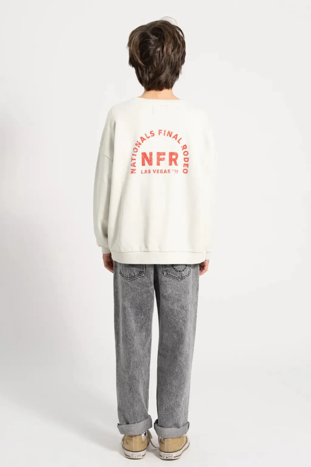 Piupiuchick Sweater - Ecru met multikleur print met cirkels - Sale