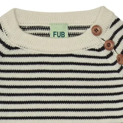 FUB Sweater - ecru/dark navy - Sale