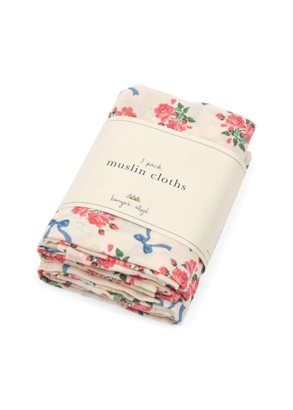 Konges Slojd Tetradoeken 3 pack muslin cloth - Bella Rosita - Sale