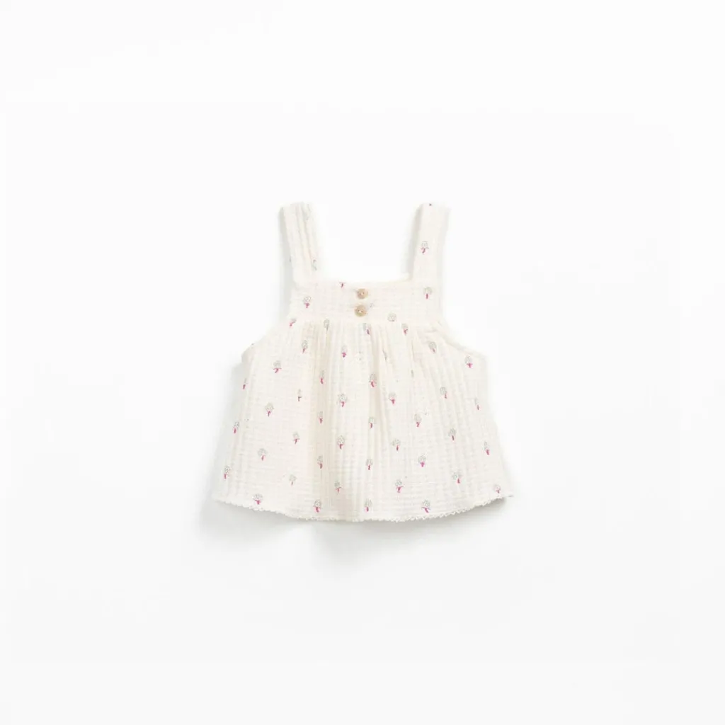 Play Up Top met bloemenprint - Grés - Outlet