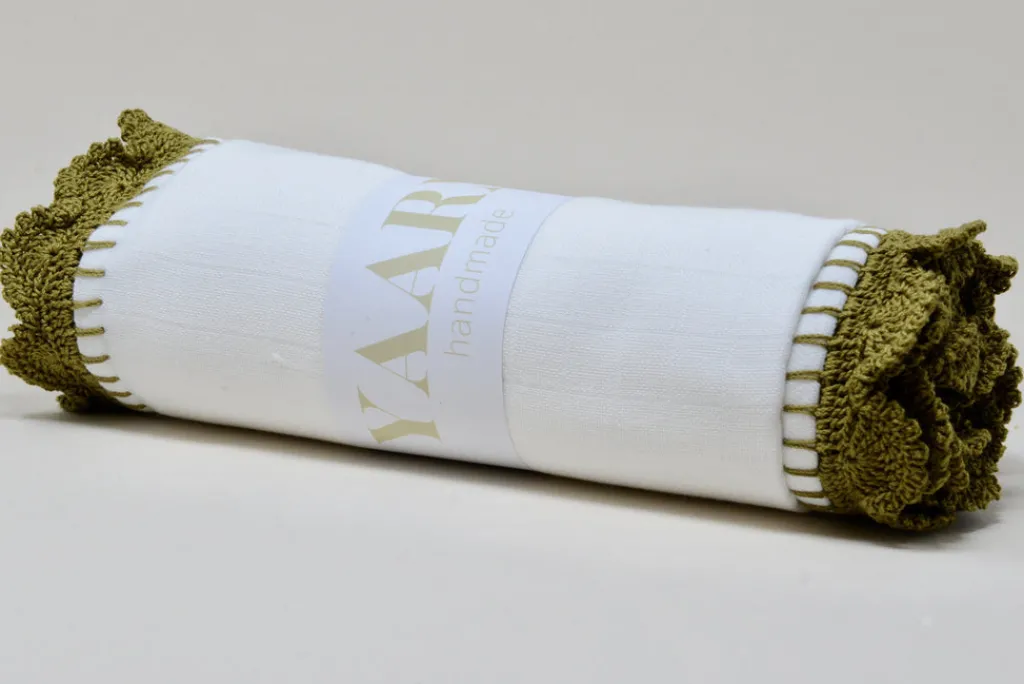 Yaarn Triple Swaddle Blanket 70x100cm handgemaakt - Stone - Outlet