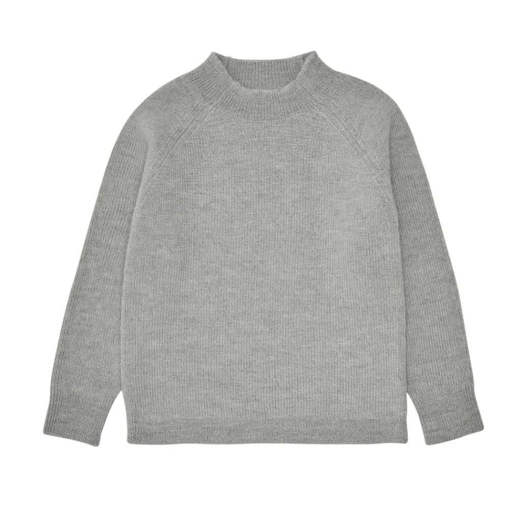 FUB Trui alpacawol - grey melange -