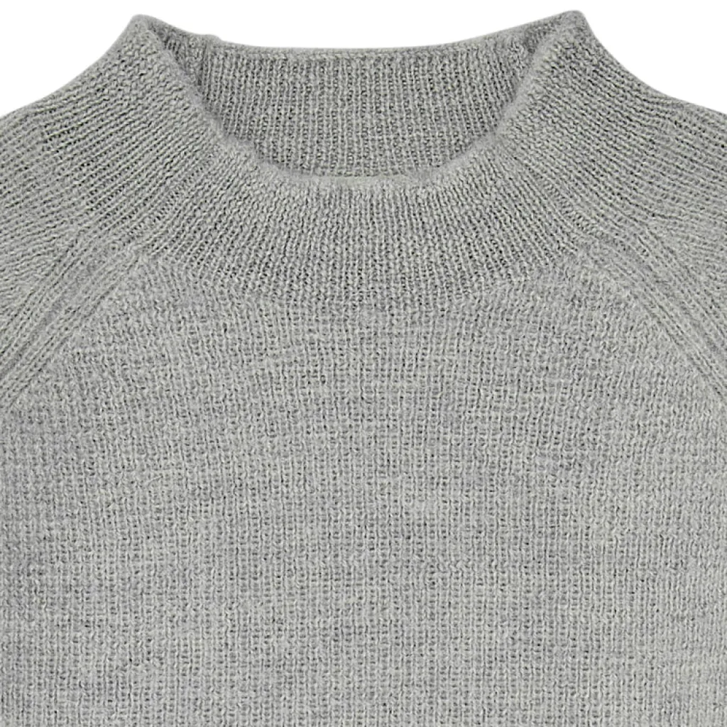 FUB Trui alpacawol - grey melange -