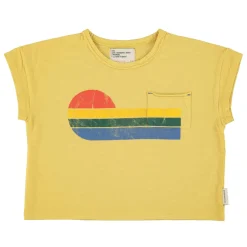 Piupiuchick T-shirt - geel met multicolorprint - Online