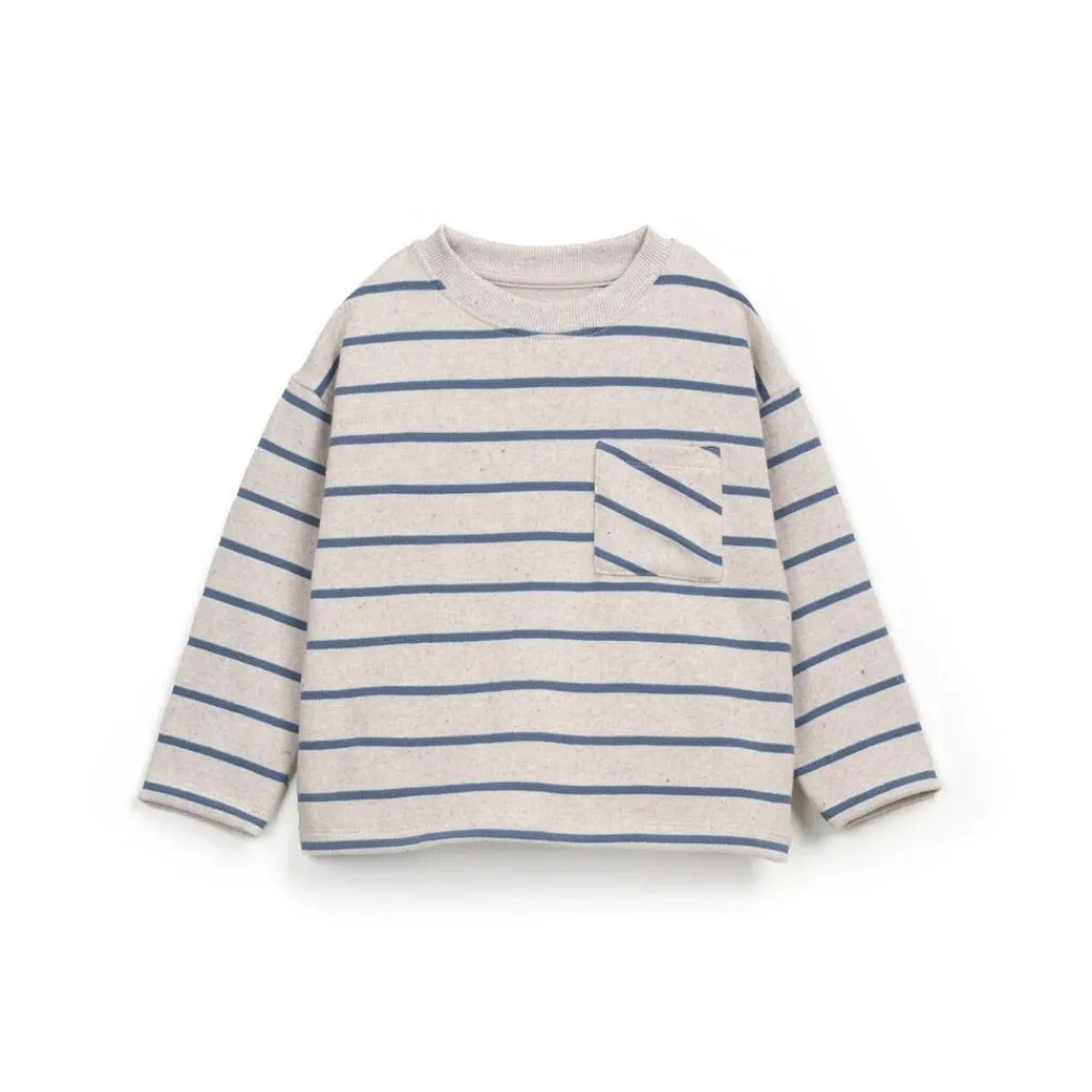 Play Up T-shirt met lange mouwen - Whale gestreept - New