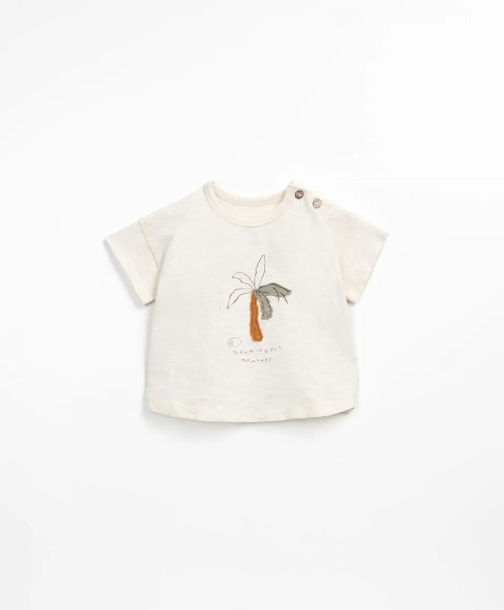 Play Up T-shirt met palmboom - Fiber - Discount