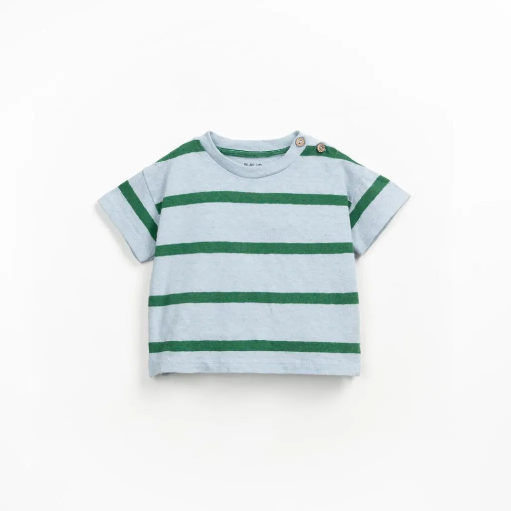 Play Up T-shirt met strepen - Botanical - Online