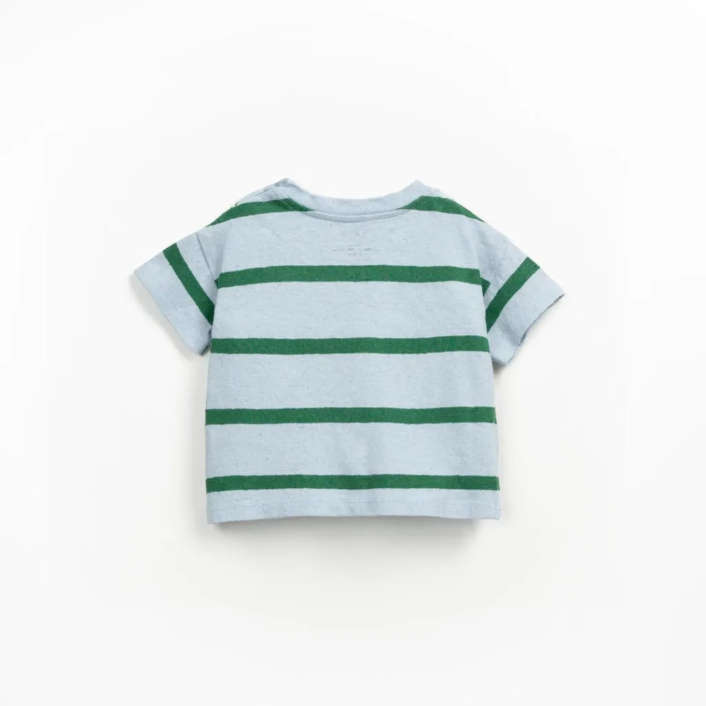Play Up T-shirt met strepen - Botanical - Online