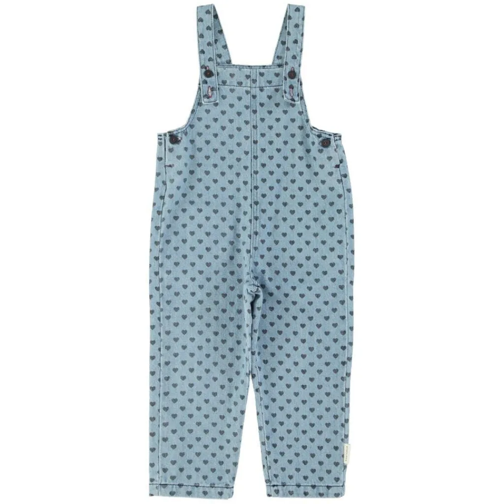 Piupiuchick Tuinbroek - Denim Hearts - Discount